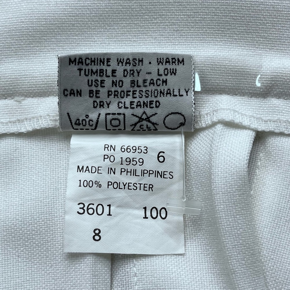 VTG Head Sports Wear White Pleated Tennis Skirt Womens Size 8 Y2K Athletic Mini - Picture 4 of 8